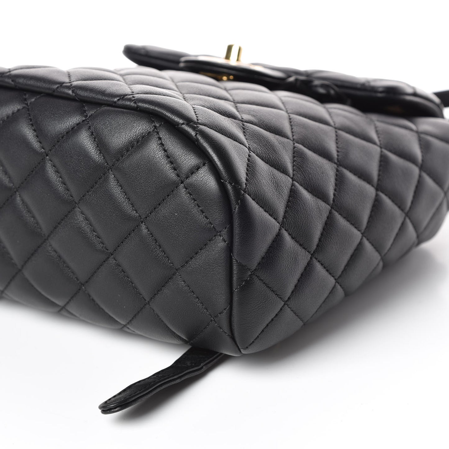 Calfskin Quilted Mini Urban Spirit Backpack Black