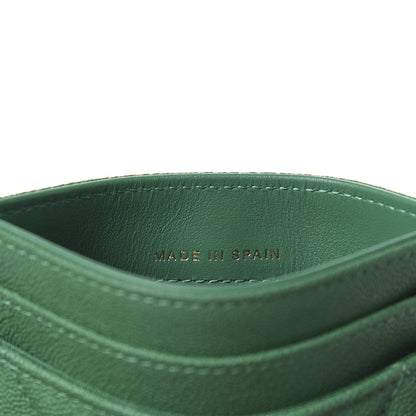 Chanel Caviar Quilted Boy Card Holder Green 7 of 9