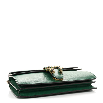 Gucci Dollar Calfskin Crystal Small Dionysus Shoulder Bag Emerald 4 of 12