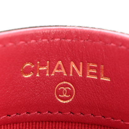 Chanel Lambskin Quilted Chanel 19 Card Holder Black 6 of 10