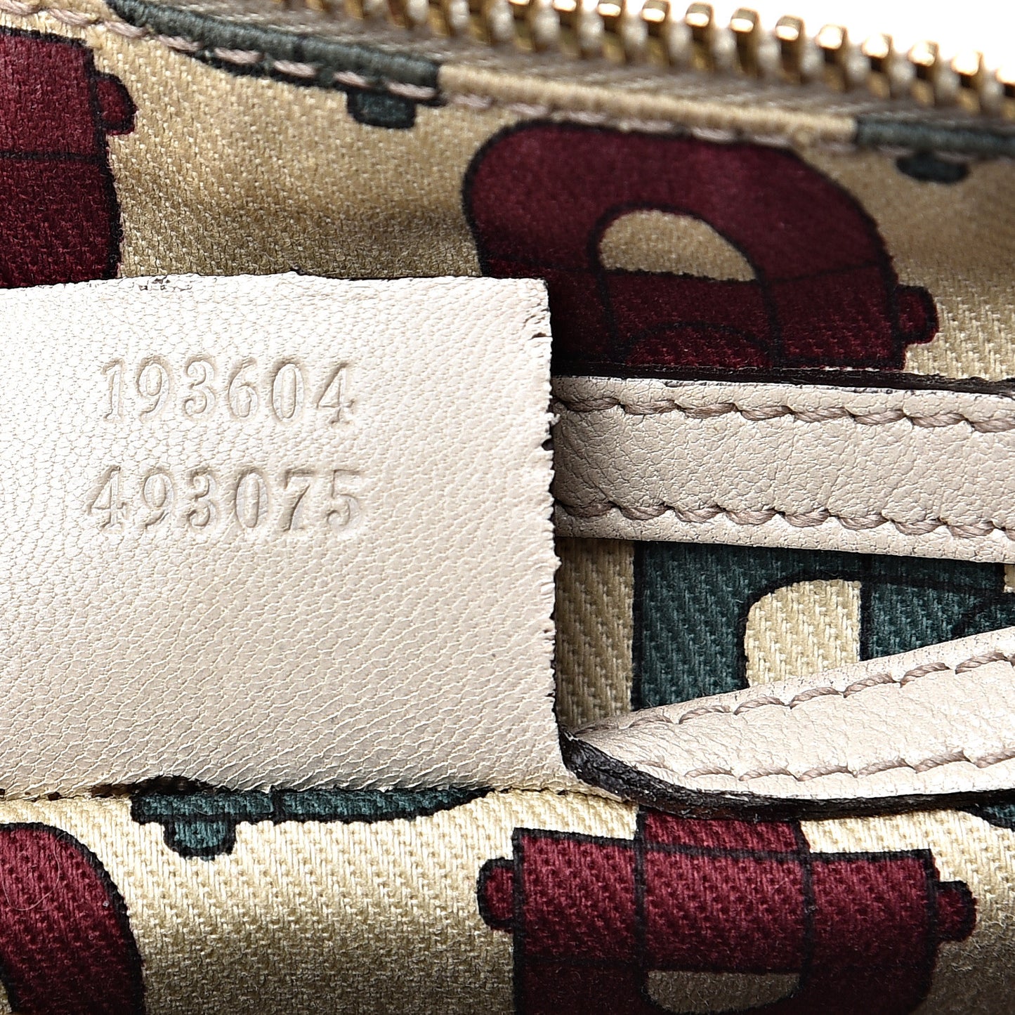 Guccissima Small Joy Boston Off White