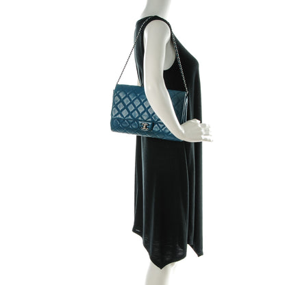 Chanel Lambskin Quilted Clutch With Chain Flap Turquoise 2 of 8