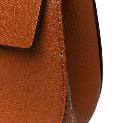 Chloe Grained Lambskin Mini Drew Shoulder Bag Caramel 10 of 10