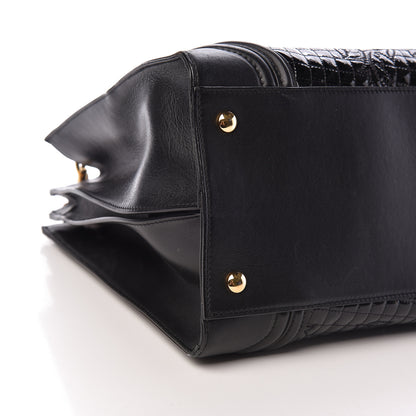 Versace Patent Micro Vanitas Icon Handbag Black 5 of 13