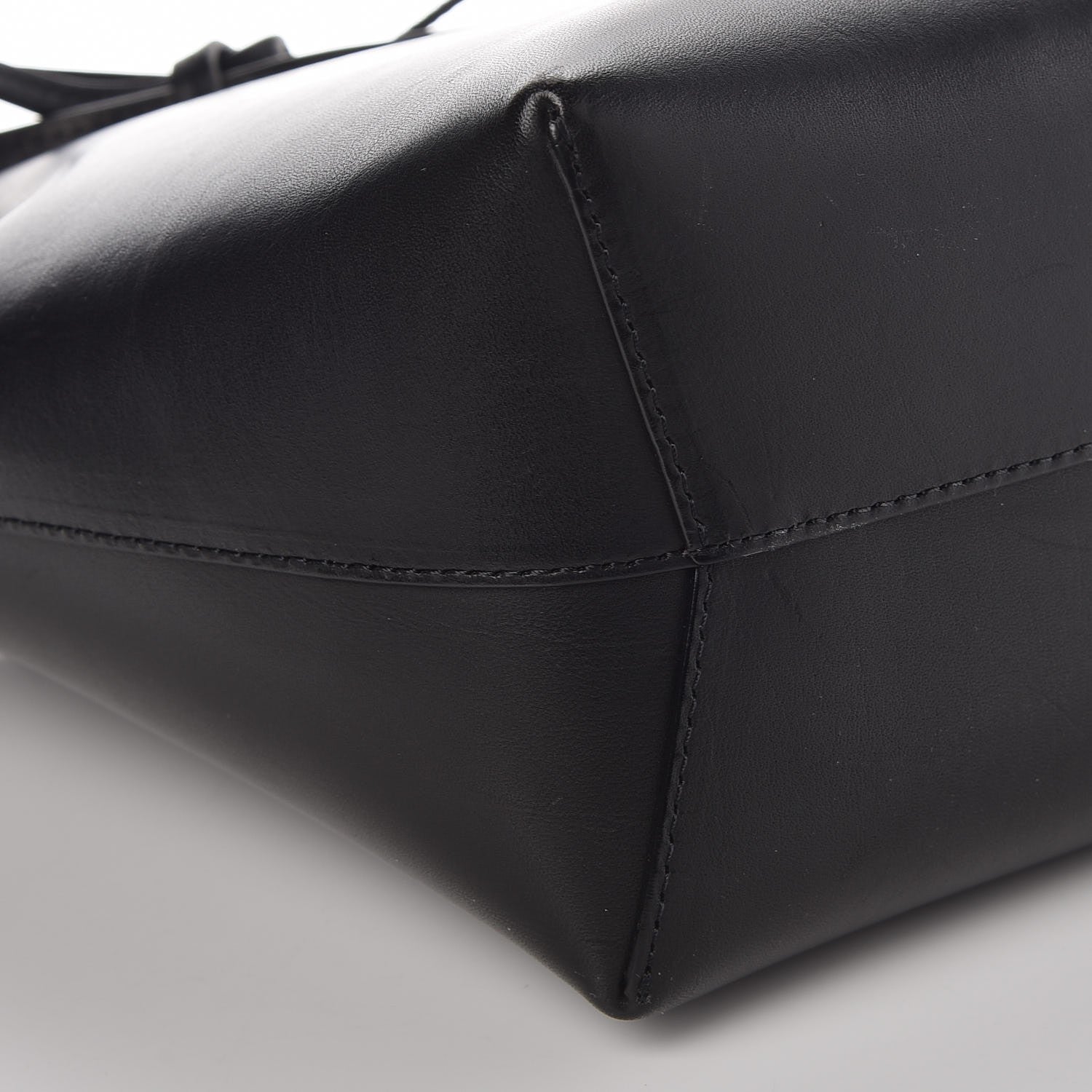 Mansur Gavriel Calfskin Mini Bucket Bag Black Ballerina 8 of 9