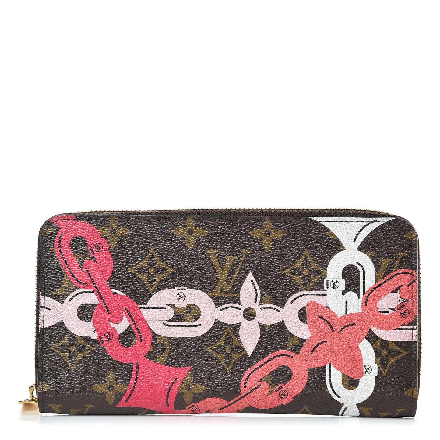 Monogram Bay Zippy Wallet Rose Ballerine Poppy
