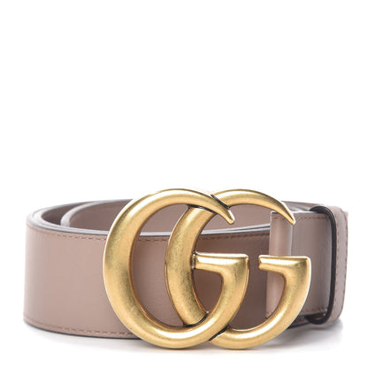 Gucci Calfskin Double G 40mm Belt 80 32 Porcelain Rose 1 of 6