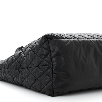 Chanel Nylon Quilted Large Coco Cocoon Tote Black 14 of 21