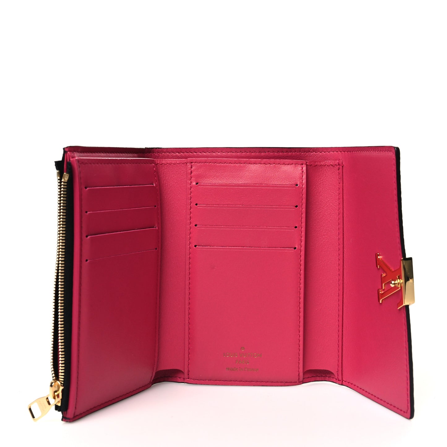 Taurillon Capucines Compact Wallet Black