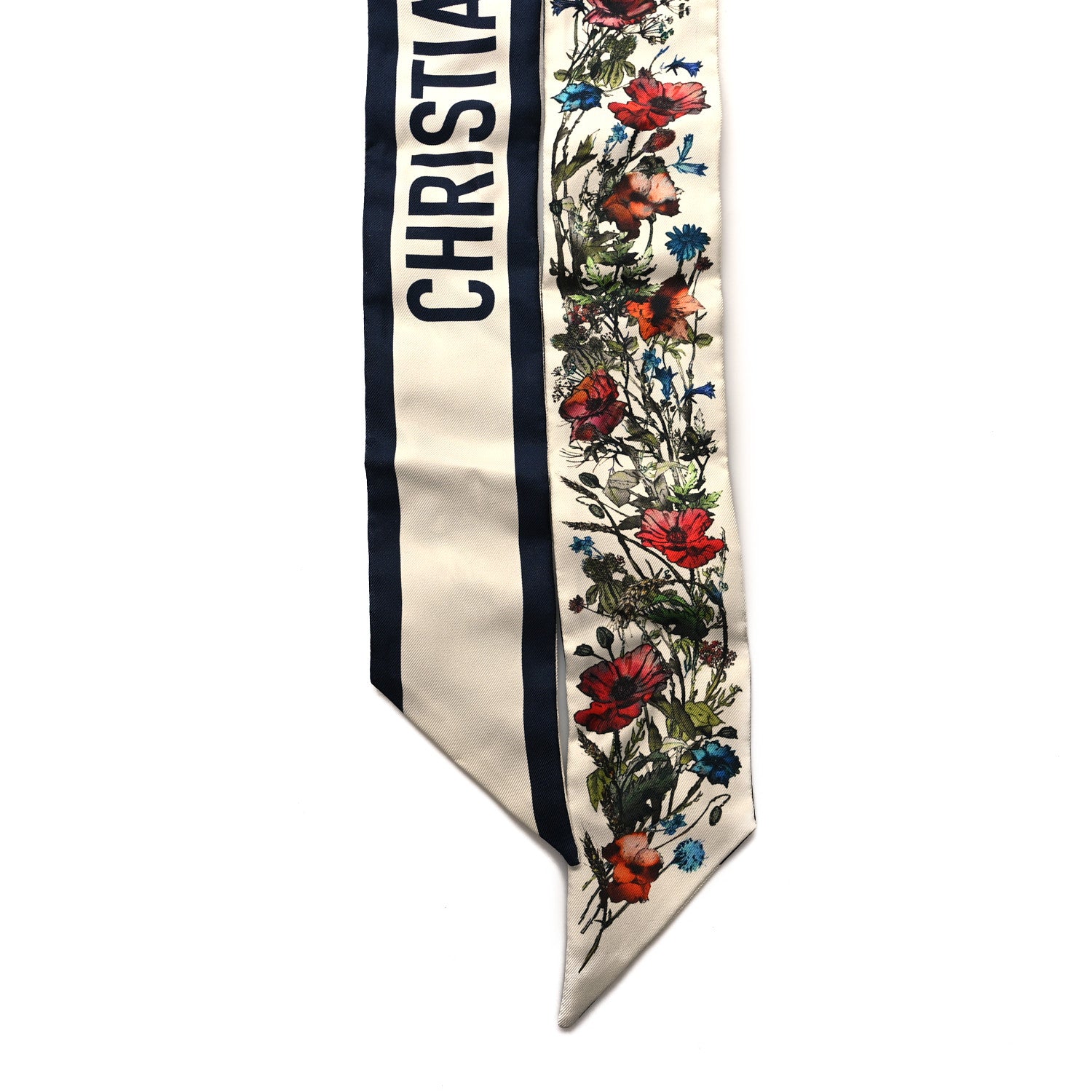 Christian Dior Silk Floral Mitzah Scarf Multicolor 2 of 3