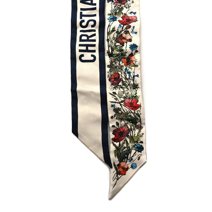 Christian Dior Silk Floral Mitzah Scarf Multicolor 2 of 3