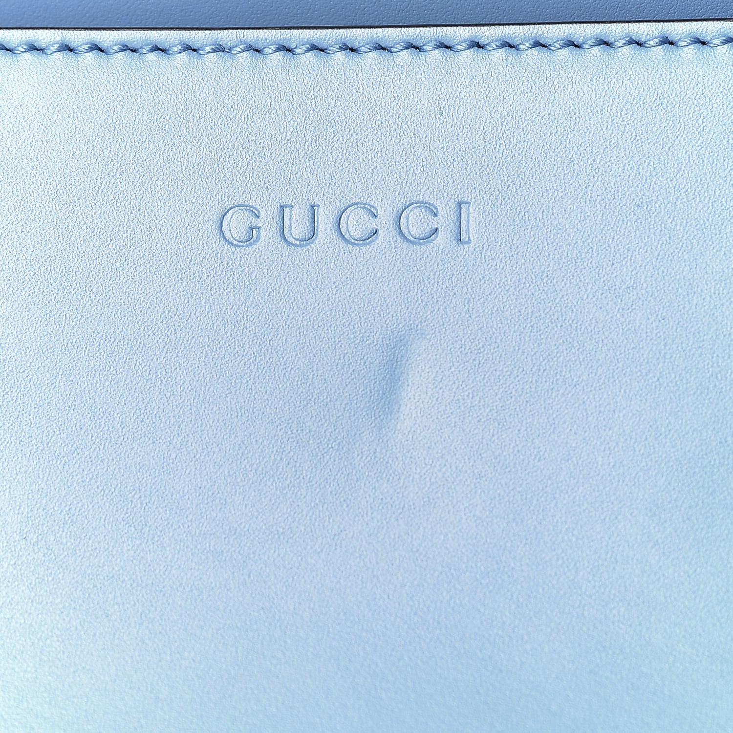 Gucci Nappa Bamboo Web Medium Nymphaea Top Handle Bag Azure Mystic White 15 of 15