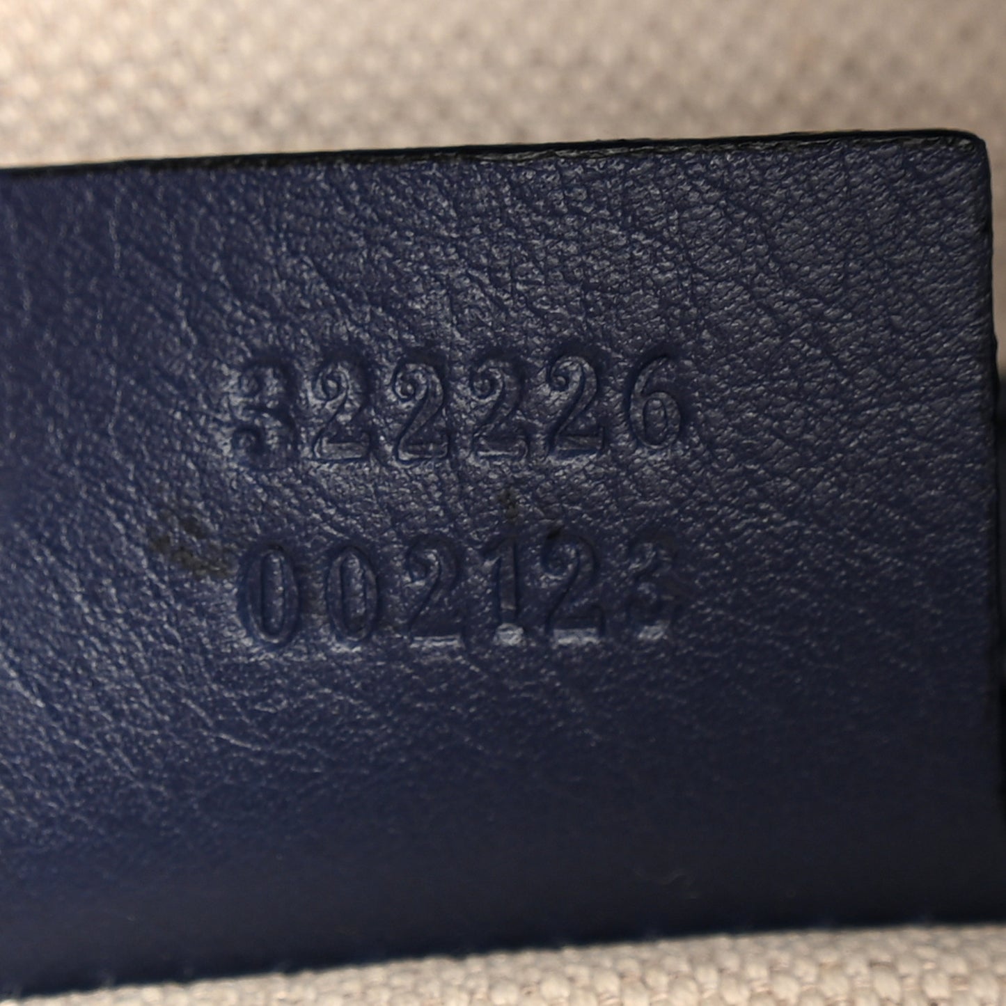 Guccissima Medium Emily Hobo Blue