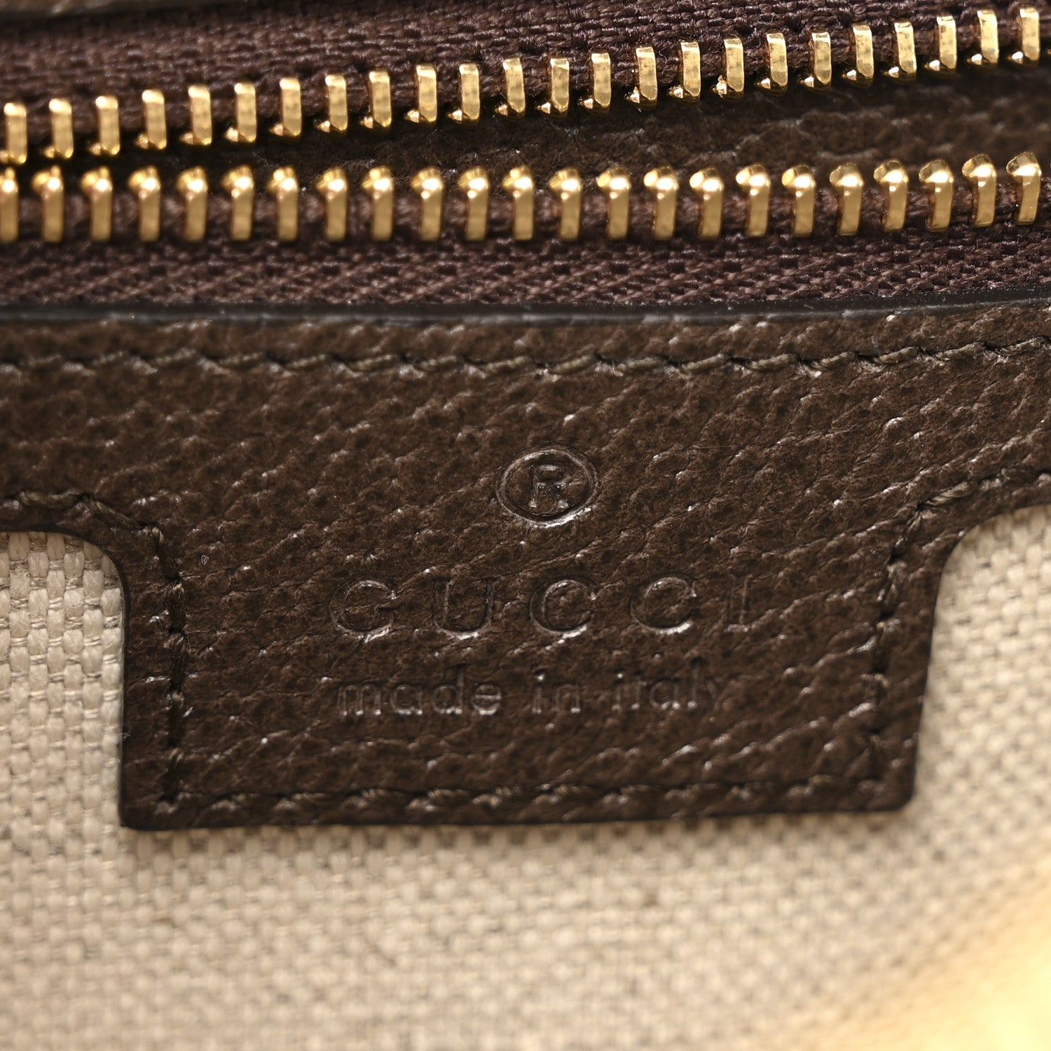Gucci GG Supreme Monogram Textured Dollar Calfskin Web Studded Mini Ophidia Flap Shoulder Bag Beige Ebony New Acero 6 of 10