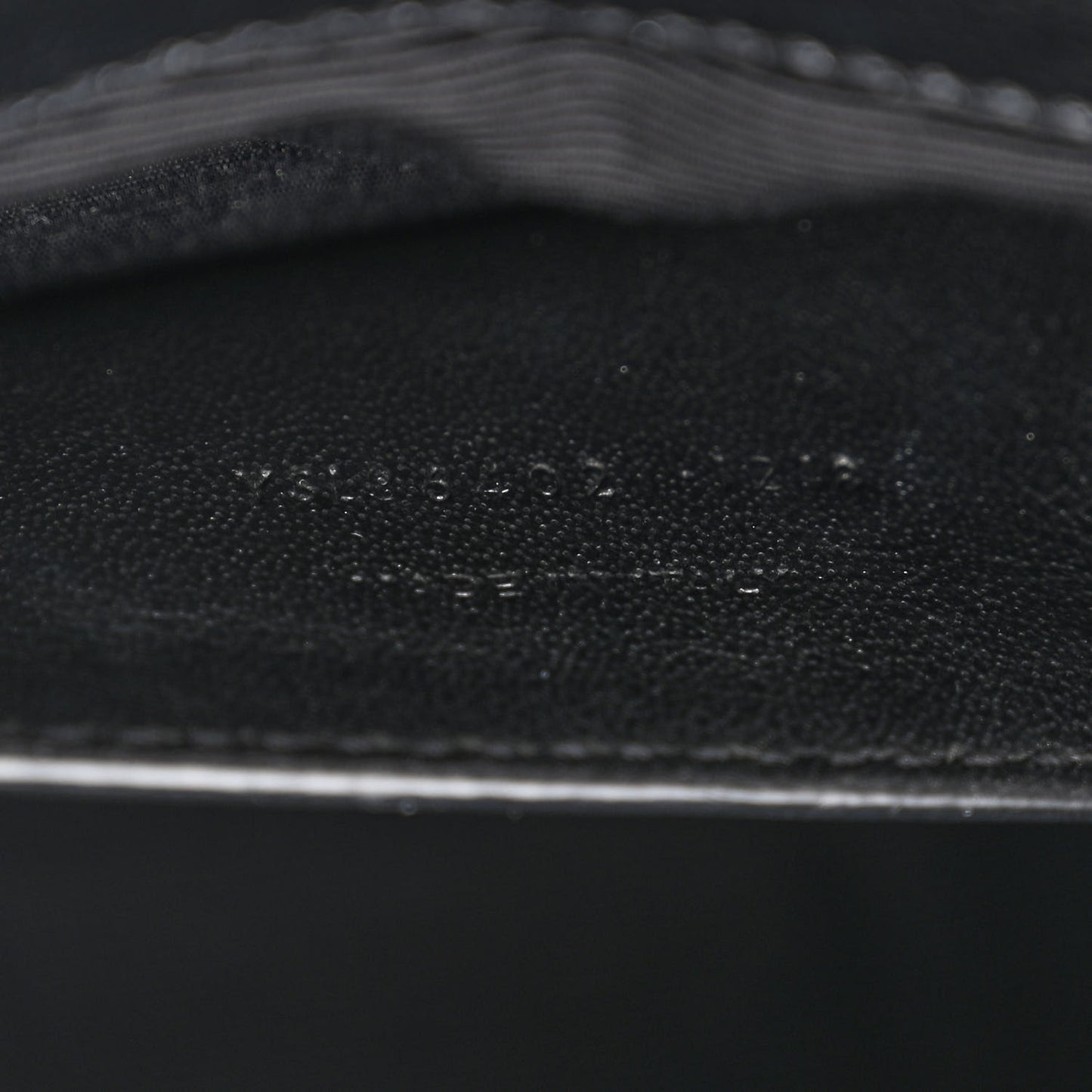 Grain De Poudre Medium Classic Monogram Kate Satchel Black