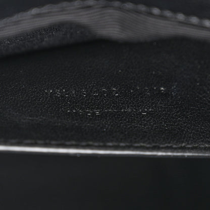 Saint Laurent Grain De Poudre Medium Classic Monogram Kate Satchel Black 7 of 10