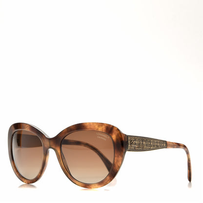 Chanel Butterfly Signature Polarized Sunglasses 5346 Light Brown 1 of 9