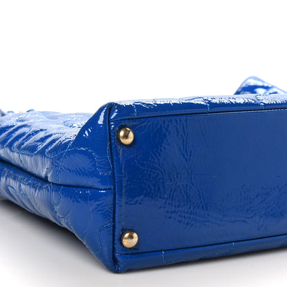 Chanel Patent Puzzle Tote Electric Blue 9 of 11