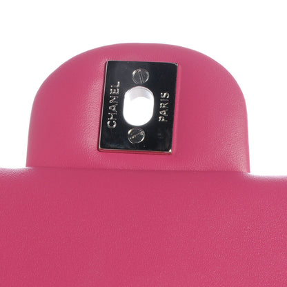 Chanel Patent Quilted Mini Flap Fuchsia 6 of 9