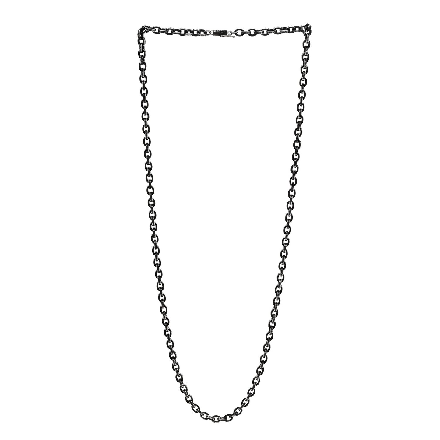 Sterling Silver Paper Chain Necklace