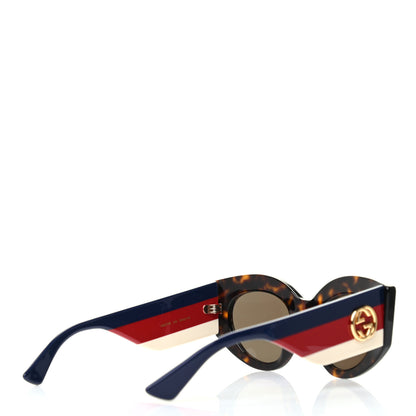 Gucci Acetate Oversized Rectangle Frame Web Sunglasses GG 0275S/S Black 4 of 8
