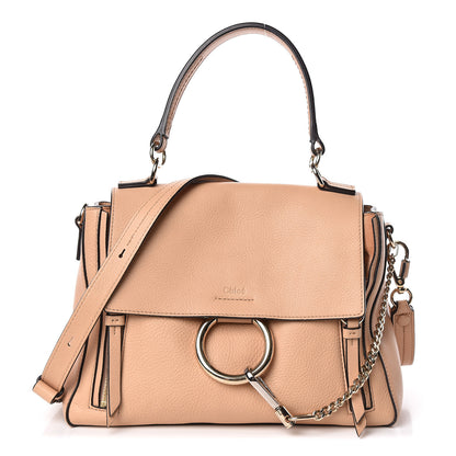 Chloe Calfskin Small Faye Day Shoulder Bag Blush Nude 1 of 18