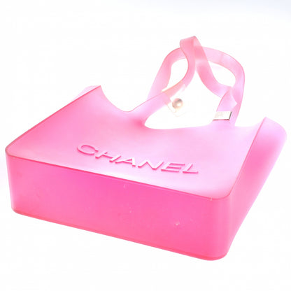 Chanel Jelly Rubber Small Tote Pink 4 of 5