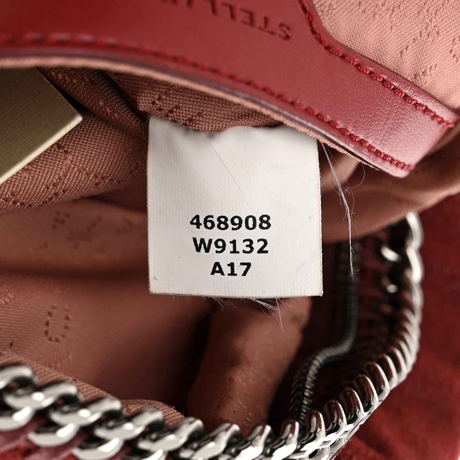 Stella McCartney Shaggy Deer Mini Falabella Backpack Ruby 7 of 13