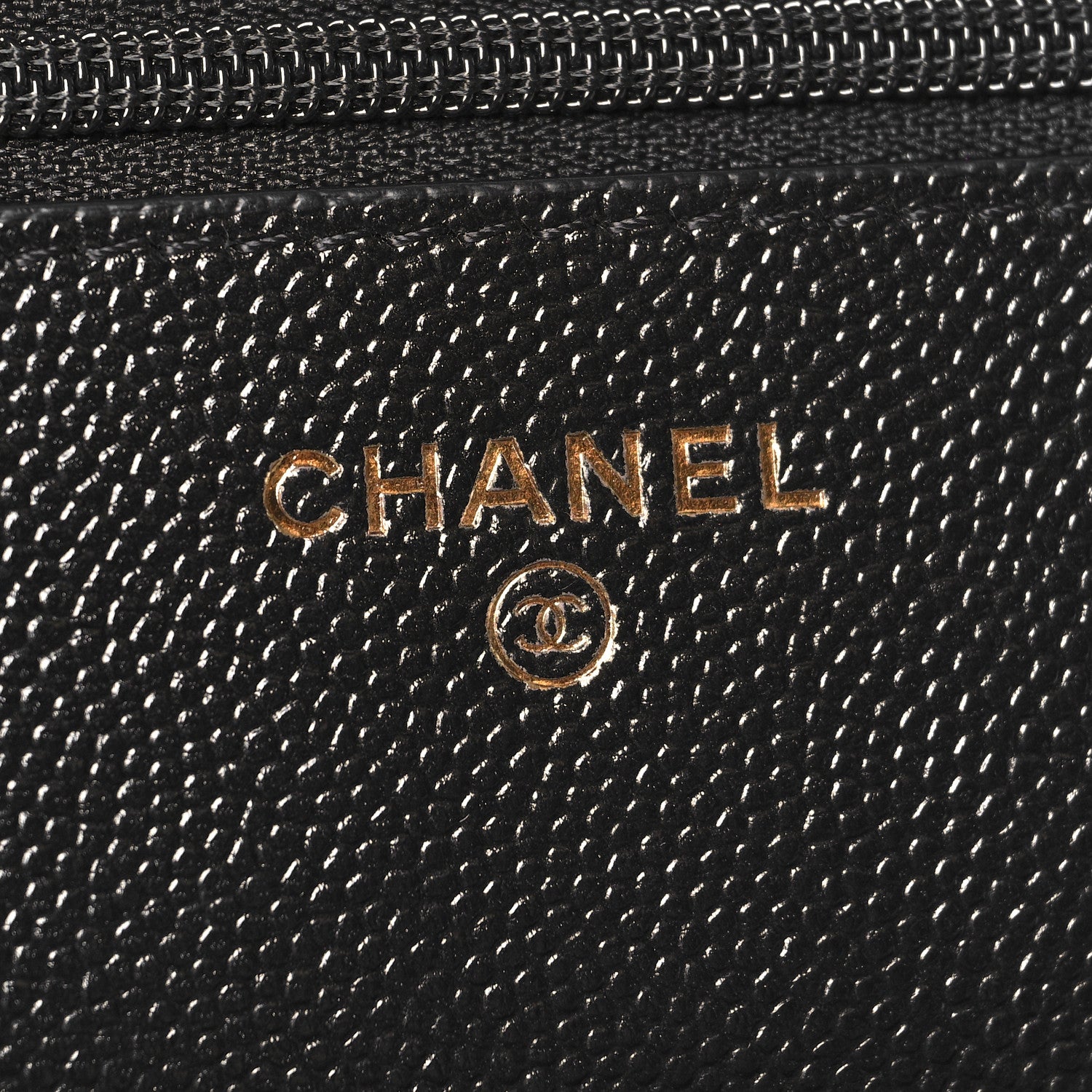 Chanel Caviar Quilted Golden Class Wallet On Chain WOC Black 6 of 11