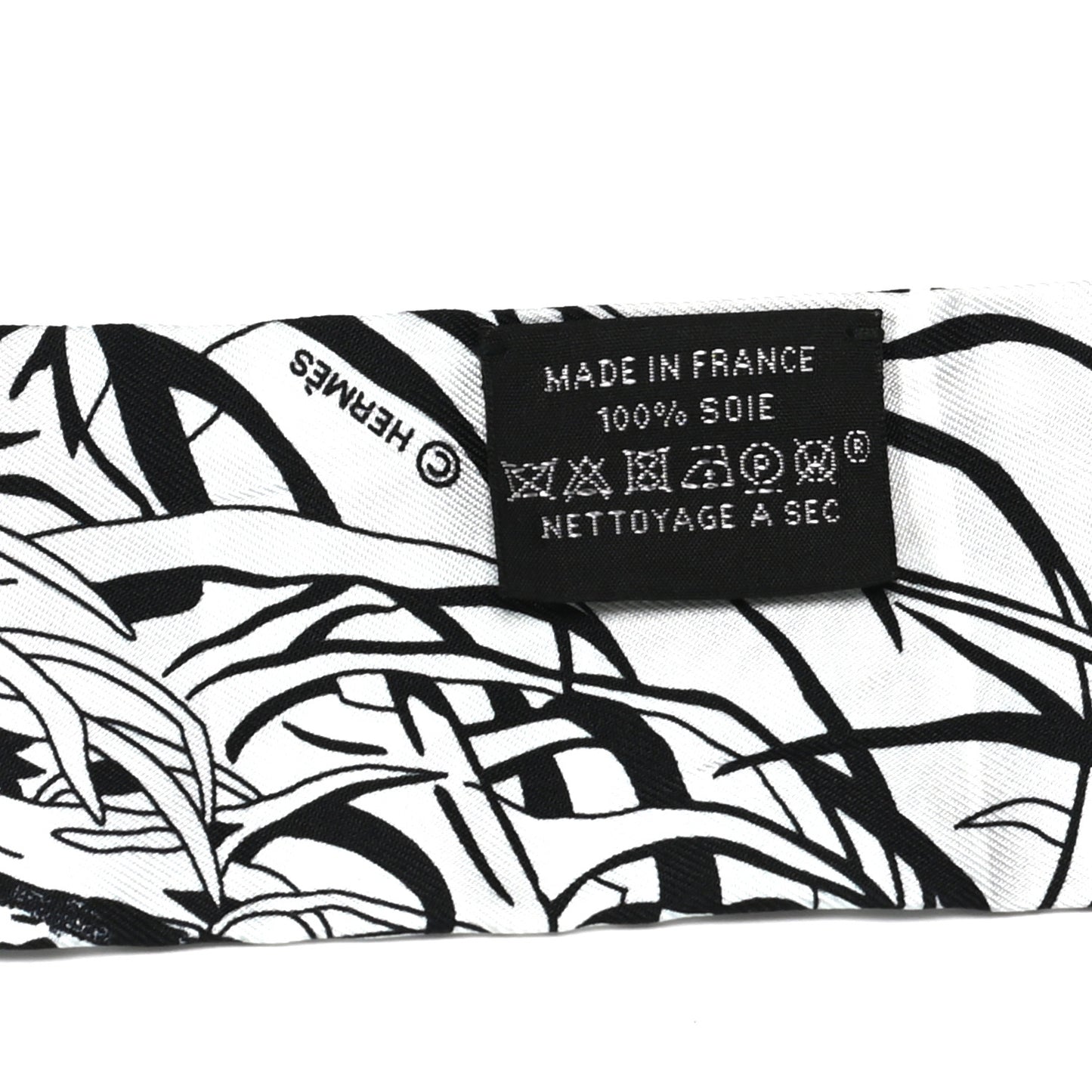 Silk Jungle Love Rainbow Twilly Gris Black White