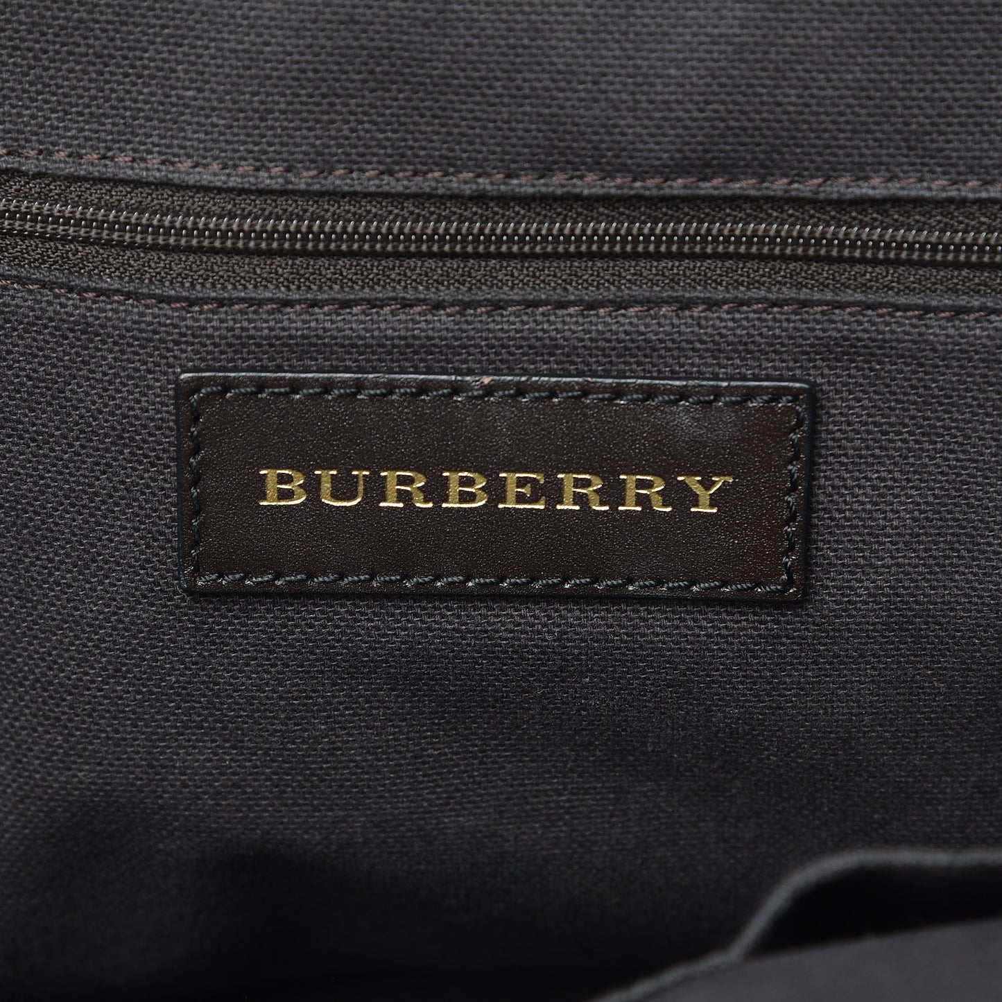 Haymarket Check Small Orchard Bowling Bag Chocolate
