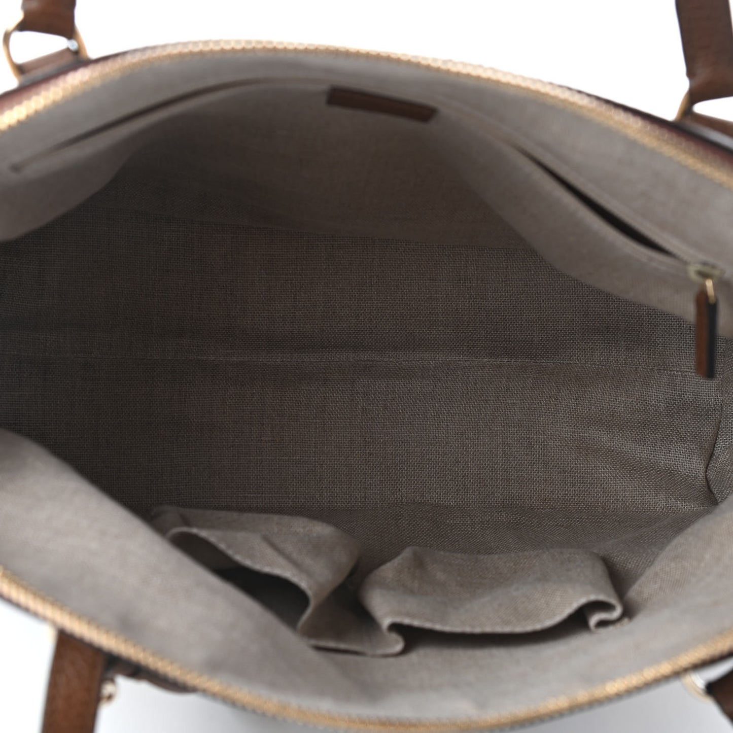 Monogram Medium Bree Shoulder Bag Beige Tabacco