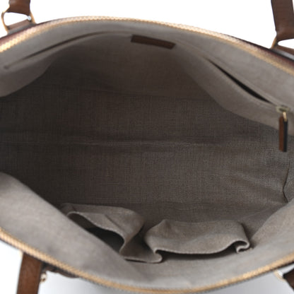 Gucci Monogram Medium Bree Shoulder Bag Beige Tabacco 5 of 9