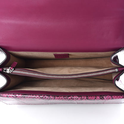 Gucci Elaphe Dragon Embroidered Medium Dionysus Shoulder Bag Violet Cyclamen Multicolor 5 of 9