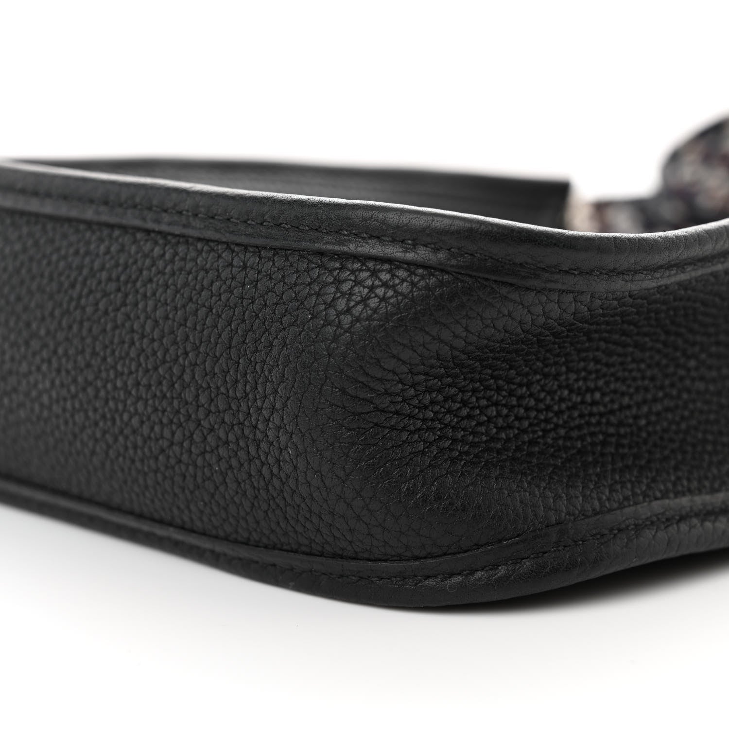 Hermes Taurillon Maurice Zigzag Evelyne TPM Black White Deep Blue 10 of 11