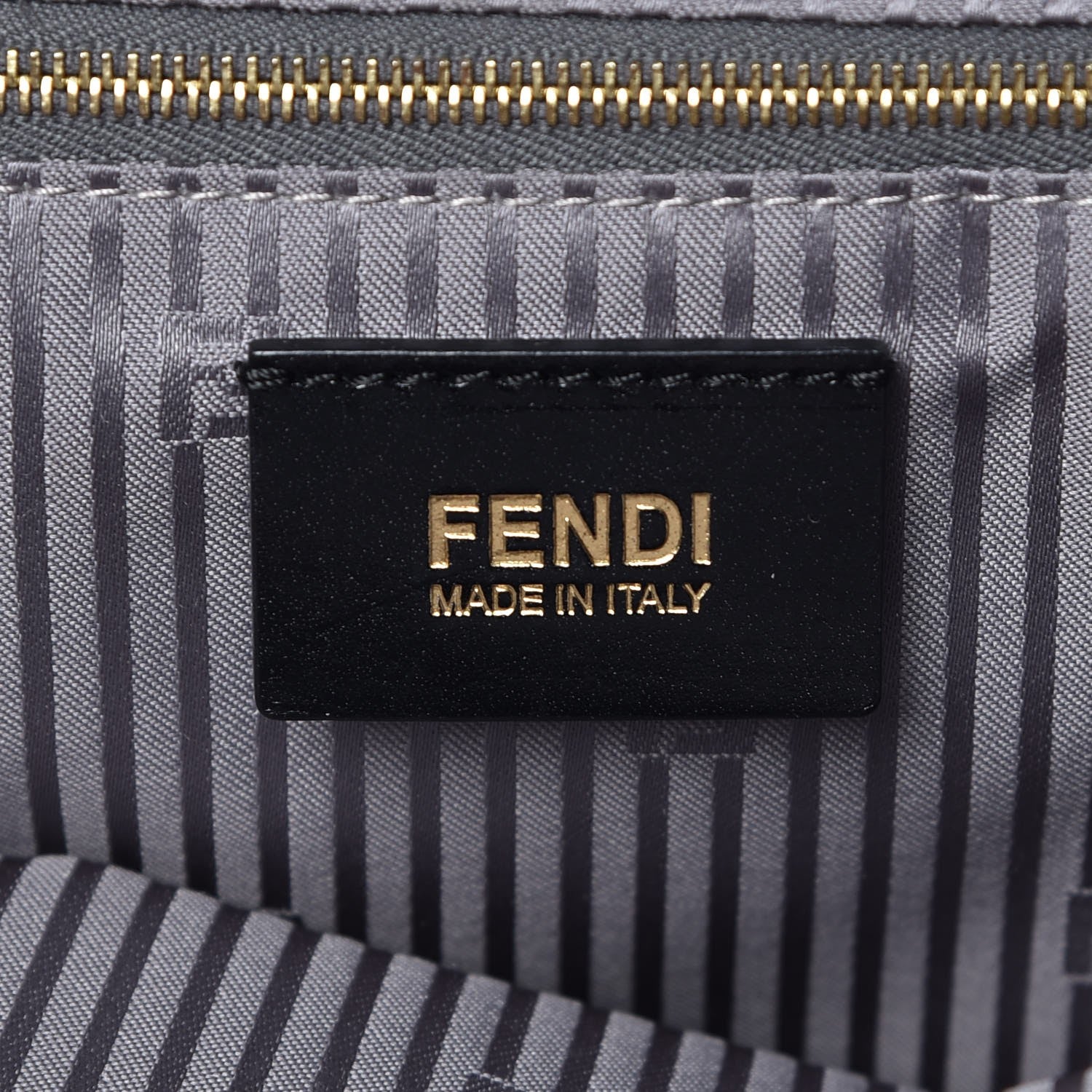 Fendi Vitello Elite Large 2Jours Tote Grigio Grigio Chiaro 6 of 11