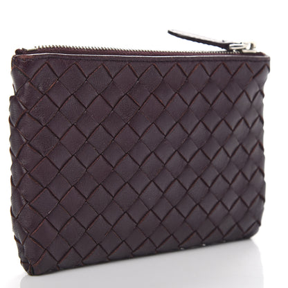 Bottega Veneta Nappa Intrecciato Key Holder Aubergine 3 of 6