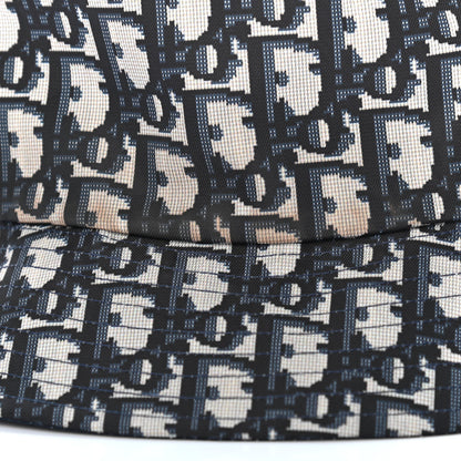 Christian Dior Oblique Reversible Teddy-D Brim Bucket Hat 57 Blue 9 of 9
