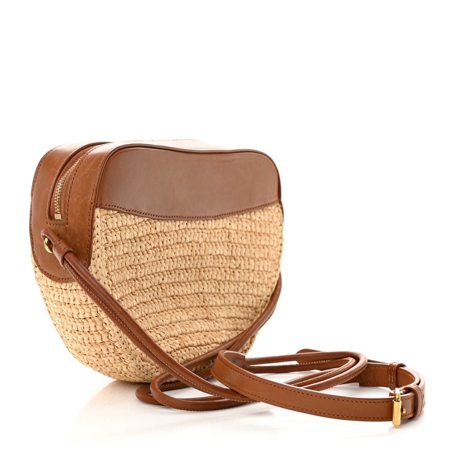 Raffia Calfskin Le Monogramme Coeur