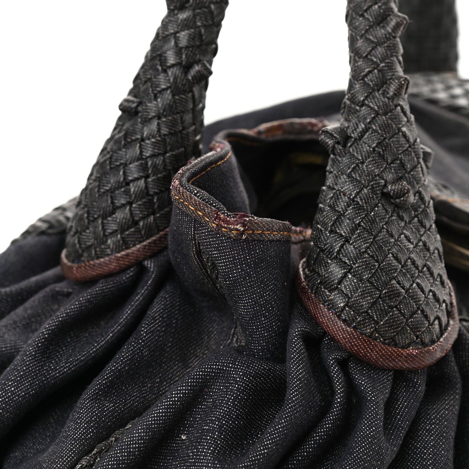 Fendi Denim Spalmati Woven Spy Blue 10 of 12