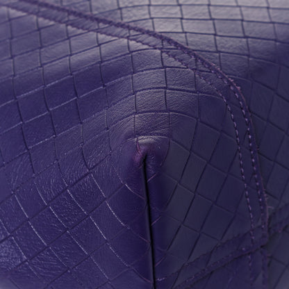 Bottega Veneta Calfskin Intrecciomirage Large Tote Purple 8 of 14