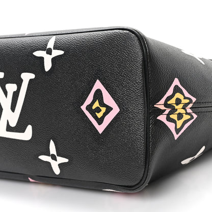 Louis Vuitton Monogram Giant Wild at Heart Neverfull MM Black 10 of 11