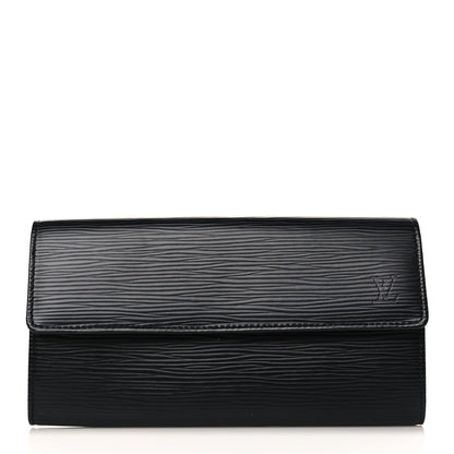 Louis Vuitton Epi Sarah Wallet Black 1 of 7