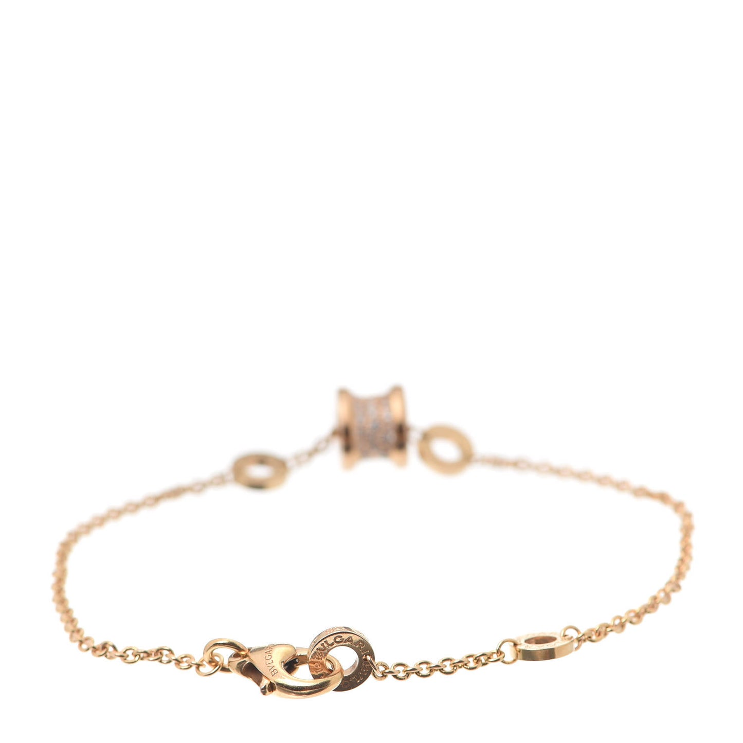 18K Rose Gold Diamond B.Zero1 Bracelet SM