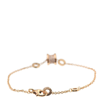 Bulgari 18K Rose Gold Diamond B.Zero1 Bracelet SM 3 of 6