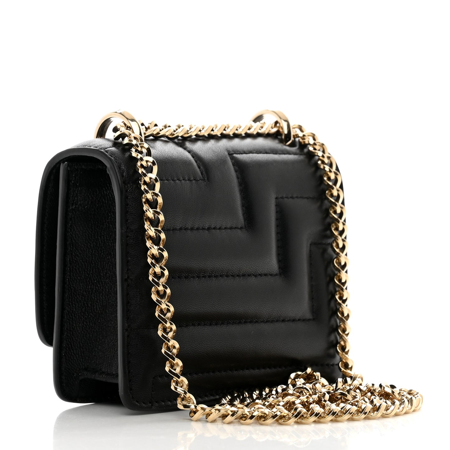 Nappa Quilted Varenne Micro Avenue Quad Black