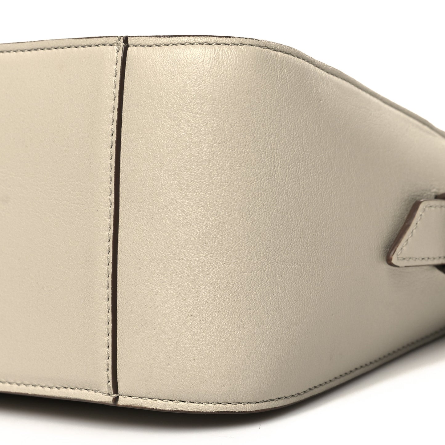 Calfskin Ottomar Small Aren Flap Hobo Oatmeal