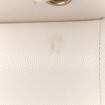 Chanel Caviar Quilted Small Double Flap White 14 of 16