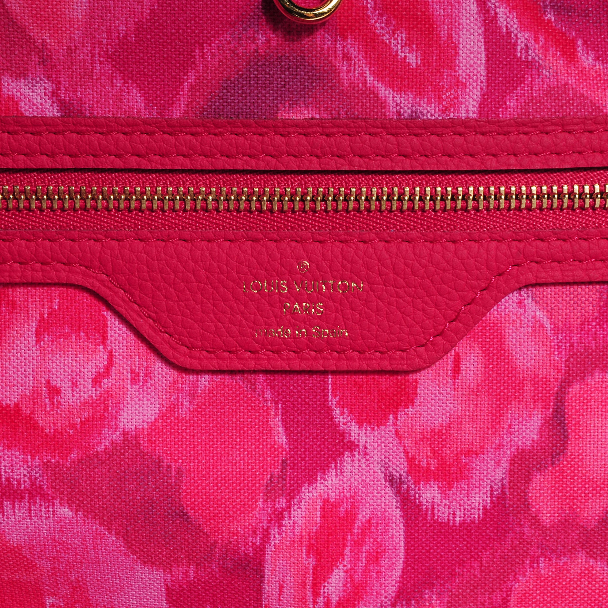 Louis Vuitton Monogram Articles de Voyage Ikat Neverfull MM Rose Indien 6 of 8
