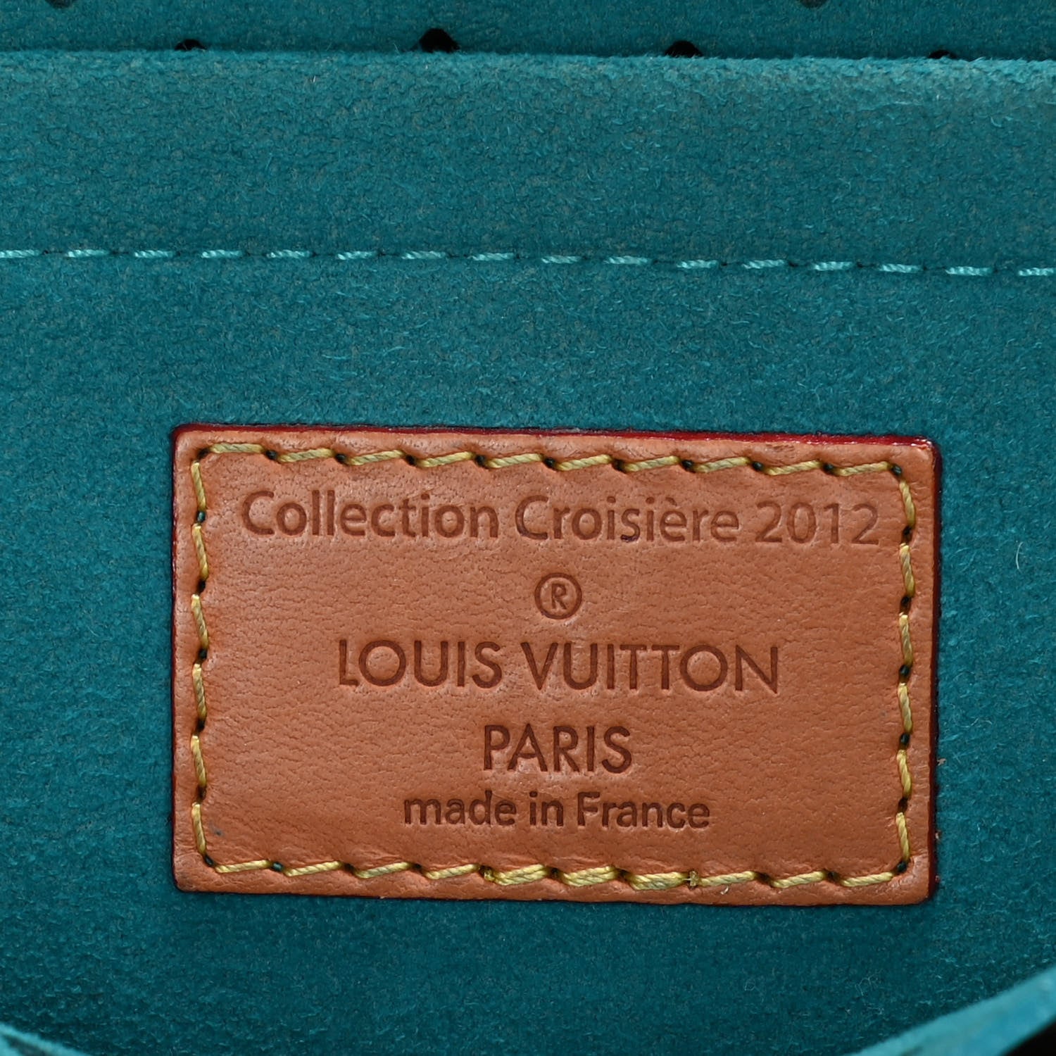Louis Vuitton Monogram SC Flore Saumur Teal 7 of 12